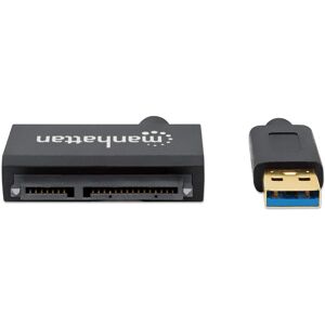 Manhattan 130424 USB-A to SATA 2.5" Adapter Cable - Black - Interface Card Manhattan 130424 USB-A to SATA 2.5" Adapter Cable - Black - Interface Card