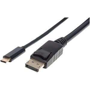Manhattan USB-C to DisplayPort 4K Cable - 2m - Video Adapter Manhattan USB-C to DisplayPort 4K Cable - 2m - Video Adapter