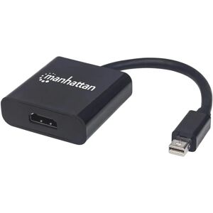 Manhattan Manhattan Mini DisplayPort to HDMI Adapter - Active, 4K@60Hz, Black - video cable adapter Manhattan Manhattan Mini DisplayPort to HDMI Adapter - Active, 4K@60Hz, Black - video cable adapter