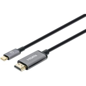 Manhattan USB-C to HDMI 4K/60Hz Cable - 2M Video Adapter Manhattan USB-C to HDMI 4K/60Hz Cable - 2M Video Adapter