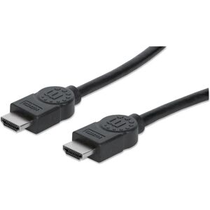 Manhattan Modell 306133 Hochgeschwindigkeits HDMI-Kabel - 5m, Schwarz, 4K@30Hz Manhattan Modell 306133 Hochgeschwindigkeits HDMI-Kabel - 5m, Schwarz, 4K@30Hz