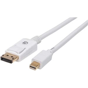 Câble Mini DisplayPort Manhattan - 4K@60Hz - Blanc - DisplayPort - Publicité Câble Mini DisplayPort Manhattan - 4K@60Hz - Blanc - DisplayPort - Publicité