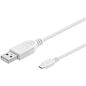Manhattan MUSB-A-006W - USB-kaapeli 0,6m Valkoinen Manhattan MUSB-A-006W - USB-kaapeli 0,6m Valkoinen