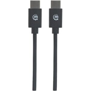 Manhattan USB-C to USB-C Cable 2m - High-Speed Data & Charging Manhattan USB-C to USB-C Cable 2m - High-Speed Data & Charging