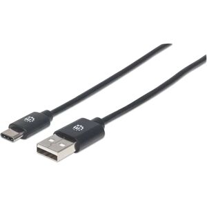 Manhattan USB-C zu USB-A Kabel - 3m - Schwarz - Datenübertragung Manhattan USB-C zu USB-A Kabel - 3m - Schwarz - Datenübertragung