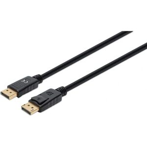 Manhattan DisplayPort Kabel 1m 8K@60Hz, Skærmet Manhattan DisplayPort Kabel 1m 8K@60Hz, Skærmet