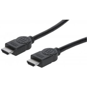 Manhattan HDMI Cable 2m, 4K@30Hz, Black - HDMI cable Manhattan HDMI Cable 2m, 4K@30Hz, Black - HDMI cable