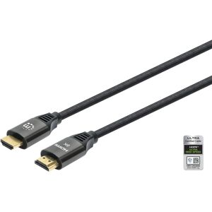Manhattan HDMI Cable with Ethernet - 8K@60Hz, 3m - HDMI Cable Manhattan HDMI Cable with Ethernet - 8K@60Hz, 3m - HDMI Cable