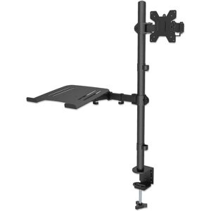 Manhattan Monitor & Laptop Mount - Full Motion - Black Manhattan Monitor & Laptop Mount - Full Motion - Black