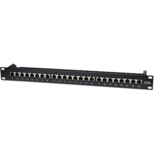 Pannello di Connessione Intellinet 513487 - Rame, 24 Porte, Montaggio Rack Pannello di Connessione Intellinet 513487 - Rame, 24 Porte, Montaggio Rack