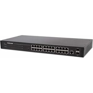 Switch Gigabit Ethernet gestito Intellinet 560917 - 24 Porte - Nero Switch Gigabit Ethernet gestito Intellinet 560917 - 24 Porte - Nero