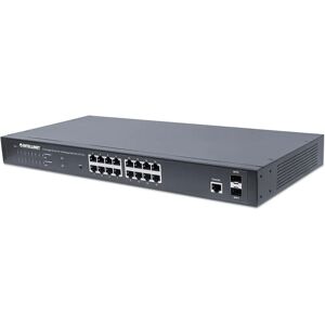 Switch gestito Web 16 porte Ethernet Gigabit PoE+ - Intellinet Switch gestito Web 16 porte Ethernet Gigabit PoE+ - Intellinet