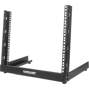 Intellinet 714747 Rack Cabinet - 12U, Black, Open Frame Intellinet 714747 Rack Cabinet - 12U, Black, Open Frame