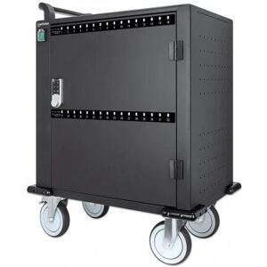 Manhattan 32-Port USB-C Charging Cart - 576 W Manhattan 32-Port USB-C Charging Cart - 576 W