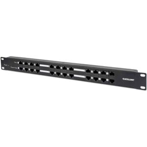 Intellinet 720342 Patch Panel - 24 Portar, Passiv PoE, Rack-Monterad Intellinet 720342 Patch Panel - 24 Portar, Passiv PoE, Rack-Monterad