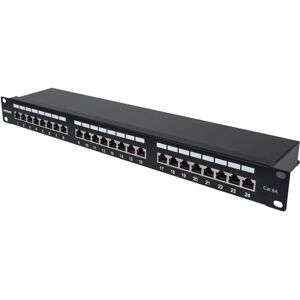 Intellinet 720854 - 24-Port Cat6a Patch Panel Shielded Intellinet 720854 - 24-Port Cat6a Patch Panel Shielded