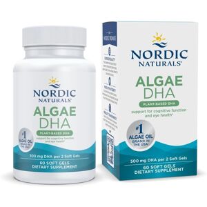 Nordic Naturals Algae DHA - Unterstützt Gehirn & Augengesundheit - 60 Softgels Nordic Naturals Algae DHA - Unterstützt Gehirn & Augengesundheit - 60 Softgels