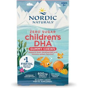 Nordic Naturals Children's DHA Gummies - Tropical Punch - 600 mg - Kids' Fish Oil Nordic Naturals Children's DHA Gummies - Tropical Punch - 600 mg - Kids' Fish Oil
