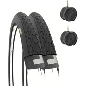 ECOVELO - Pneus Gravel 700x35 - Pliables - Noir - Publicité ECOVELO - Pneus Gravel 700x35 - Pliables - Noir - Publicité