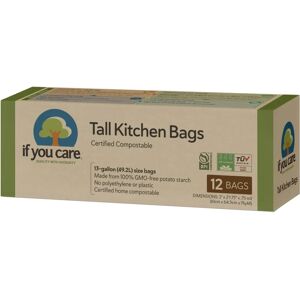 Bolsas de Cocina Altas Recicladas de If You Care - 49.2 L - Pack de 12 Bolsas de Cocina Altas Recicladas de If You Care - 49.2 L - Pack de 12