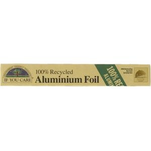 Papel de aluminio If You Care 100% reciclado - 10m x 29cm - Envoltura de alimentos Papel de aluminio If You Care 100% reciclado - 10m x 29cm - Envoltura de alimentos