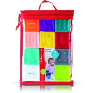 Infantino Squeeze and Stack Block Set - Educational Blocks for Toddlers Infantino Squeeze and Stack Block Set - Educational Blocks for Toddlers