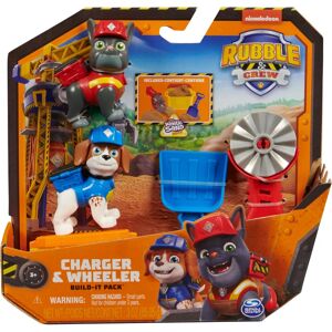Rubble & Crew Charger and Wheeler Build-It Pack - Action Figures Set Rubble & Crew Charger and Wheeler Build-It Pack - Action Figures Set