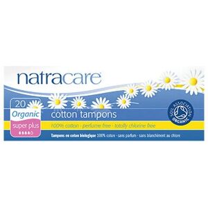 Βιολογικά ταμπόν από βαμβάκι Natracare Super Plus - Γυναικεία υγιεινή Βιολογικά ταμπόν από βαμβάκι Natracare Super Plus - Γυναικεία υγιεινή
