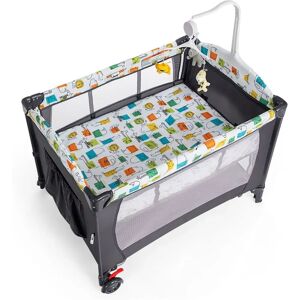 COSTWAY Lit Bébé 5-en-1 Co-Sleeping Réglable - Publicité COSTWAY Lit Bébé 5-en-1 Co-Sleeping Réglable - Publicité