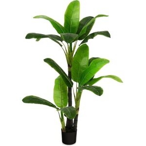 COSTWAY Kunstig Plante - Tropisk Palmetræ 150 cm med 18 Blade COSTWAY Kunstig Plante - Tropisk Palmetræ 150 cm med 18 Blade