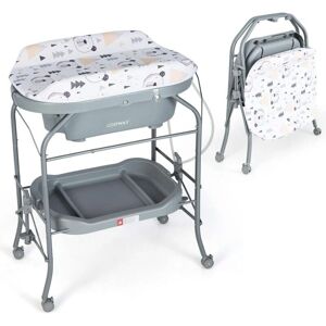 Table à Langer Bébé avec Baignoire - Design 4 en 1 Ergonomique - Publicité Table à Langer Bébé avec Baignoire - Design 4 en 1 Ergonomique - Publicité