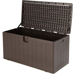 COSTWAY Cofre de Almacenamiento Jardín - 400L, Caja Exterior de Madera COSTWAY Cofre de Almacenamiento Jardín - 400L, Caja Exterior de Madera