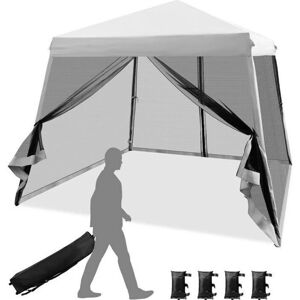 Costway Pabellón Plegable 3x3m - Impermeable, Altura Ajustable Costway Pabellón Plegable 3x3m - Impermeable, Altura Ajustable
