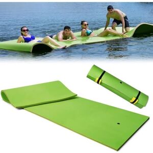 Costway Alfombrilla Flotante de Agua 355x183cm 4-6 Personas Espuma XPE Resistente Costway Alfombrilla Flotante de Agua 355x183cm 4-6 Personas Espuma XPE Resistente