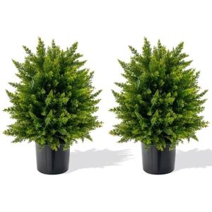 COSTWAY Árbol Artificial de Cedro 55cm - Resistente UV, Interior/Exterior COSTWAY Árbol Artificial de Cedro 55cm - Resistente UV, Interior/Exterior