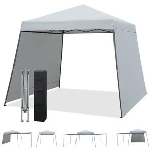 Costway Pavillon de jardin 3x3 m, avec murs latéraux, vert - Publicité Costway Pavillon de jardin 3x3 m, avec murs latéraux, vert - Publicité