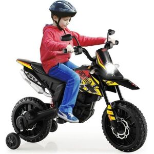 COSTWAY Aprilia Elektrisk Motorcykel til Børn - Dobbelt Motor, Musik, 3-8 år COSTWAY Aprilia Elektrisk Motorcykel til Børn - Dobbelt Motor, Musik, 3-8 år