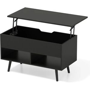 Table Basse Moderne à Plateau Elevable avec Rangement Caché - COSTWAY - Publicité Table Basse Moderne à Plateau Elevable avec Rangement Caché - COSTWAY - Publicité