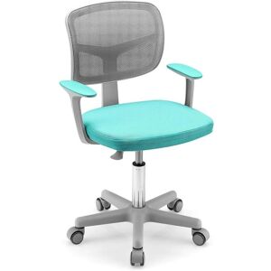Silla de Oficina Infantil Costway - Altura Ajustable, Giro 360°, Respaldo en Red Silla de Oficina Infantil Costway - Altura Ajustable, Giro 360°, Respaldo en Red