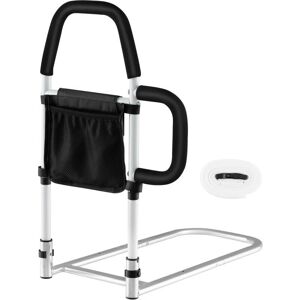 Costway Barreras de Cama para Ancianos - Doble Asas, Bolsillo, Correa de Seguridad Costway Barreras de Cama para Ancianos - Doble Asas, Bolsillo, Correa de Seguridad