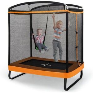 COSTWAY Trampolín y columpio 2 en 1 para niños COSTWAY Trampolín y columpio 2 en 1 para niños