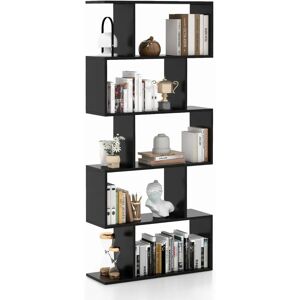 Estantería Costway - Forma de S 5 Niveles de Almacenamiento Vertical - Decoración para Hogar y Oficina Estantería Costway - Forma de S 5 Niveles de Almacenamiento Vertical - Decoración para Hogar y Oficina