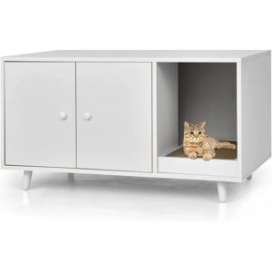 Costway Casa para Gatos 3 en 1 con Rascador - Mueble para Gatos Costway Casa para Gatos 3 en 1 con Rascador - Mueble para Gatos