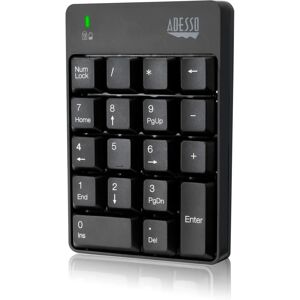 Clavier numérique Adesso WKB-6010UB - Sans fil, Résistant aux liquides, USB - Publicité Clavier numérique Adesso WKB-6010UB - Sans fil, Résistant aux liquides, USB - Publicité