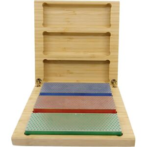 DMT Diamond Sharpening Set - 15.2 cm, 3 Grits, Wooden Box DMT Diamond Sharpening Set - 15.2 cm, 3 Grits, Wooden Box