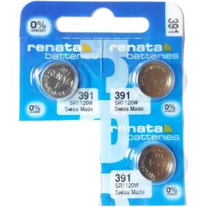 Pile de montre Renata SR1120W - Fabriquée en Suisse, sans mercure, oxyde d'argent - Publicité Pile de montre Renata SR1120W - Fabriquée en Suisse, sans mercure, oxyde d'argent - Publicité