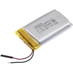 Litium-polymerbatteri Renata ICP582035PR-01 - 3,7V 340mAh Litium-polymerbatteri Renata ICP582035PR-01 - 3,7V 340mAh