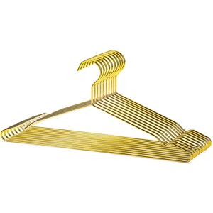 Nature Smile Gold Metal Clothes Hangers - Set of 10 Nature Smile Gold Metal Clothes Hangers - Set of 10