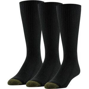 GoldToe Extended Size Fluffies Dress Socks - Black - 3 Pairs GoldToe Extended Size Fluffies Dress Socks - Black - 3 Pairs