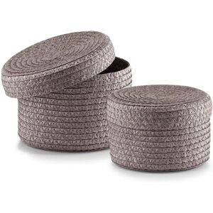 Zeller 14122 Aufbewahrungskörbe - Runde Plastik 2er-Set Zeller 14122 Aufbewahrungskörbe - Runde Plastik 2er-Set